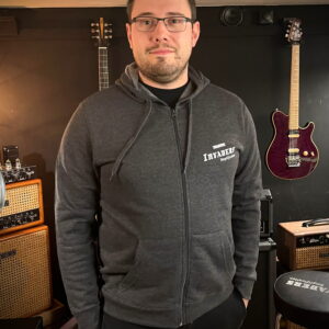 Invaders Hoodie Zipper Charcoal